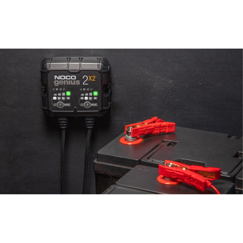 Chargeur de batterie 2 sorties de 4 A Genius 2X2 Haskins Industrial Inc.