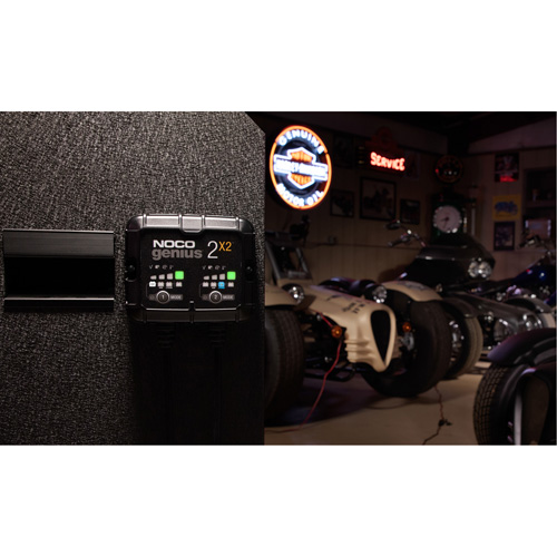 Chargeur de batterie 2 sorties de 4 A Genius 2X2 Haskins Industrial Inc.