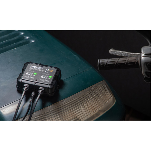 Chargeur de batterie 2 sorties de 4 A Genius 2X2 Haskins Industrial Inc.