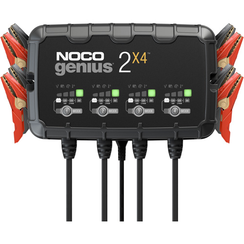 Genius&reg; 2X4 4-Bank, 8-Amp Battery Charger Haskins Industrial Inc.