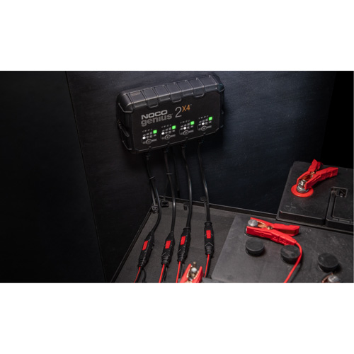 Genius&reg; 2X4 4-Bank, 8-Amp Battery Charger Haskins Industrial Inc.