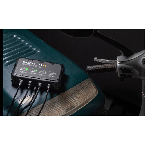 Genius&reg; 2X4 4-Bank, 8-Amp Battery Charger Haskins Industrial Inc.