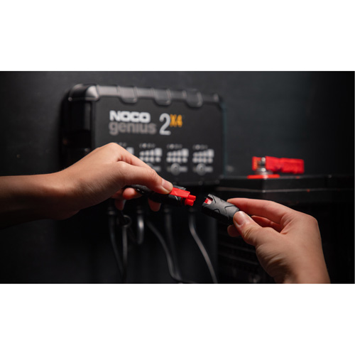 Genius&reg; 2X4 4-Bank, 8-Amp Battery Charger Haskins Industrial Inc.