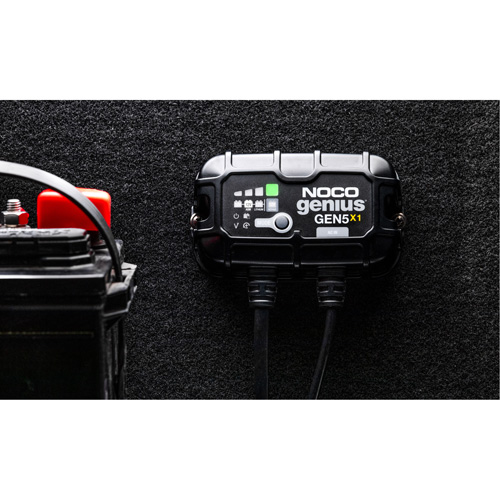 Chargeur de batterie embarqu&eacute; &agrave; 1 sortie de 5 amp&egrave;res Gen5X1 Genius Haskins Industrial Inc.