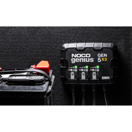 Genius&reg; Gen5X3 3-Bank, 15-Amp On-Board Battery Charger Haskins Industrial Inc.