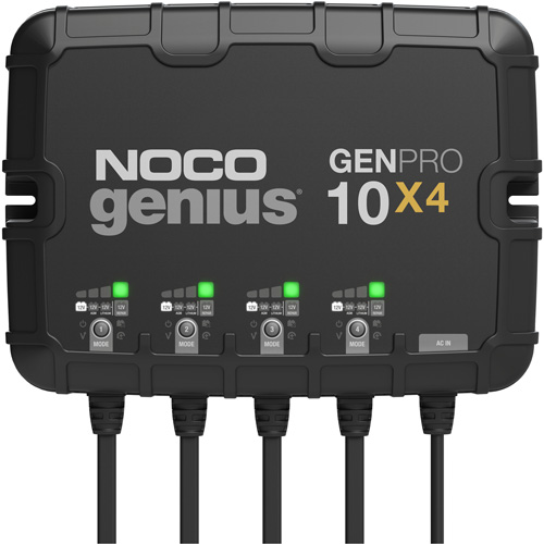 Genius&reg; GenPro10X4 4-Bank, 40-Amp On-Board Battery Charger Haskins Industrial Inc.