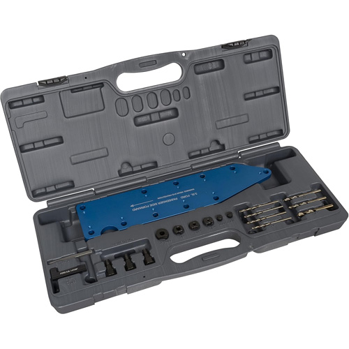 Gabarit de perçage pour installation sur collecteur pour Ford 3,5 L Ecoboost Haskins Industrial Inc.