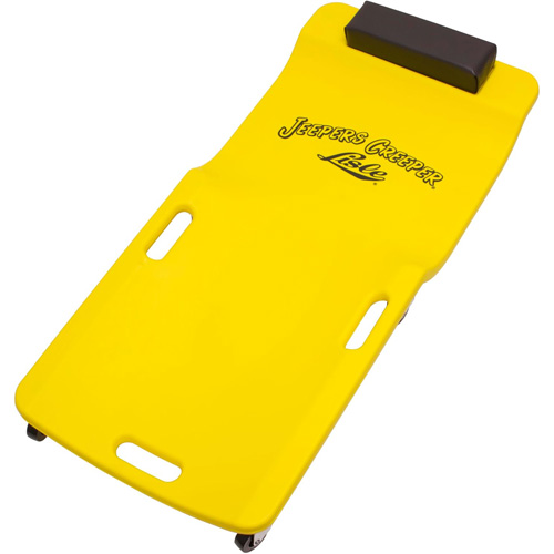 Yellow Low Profile Plastic Creeper Haskins Industrial Inc.