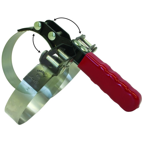 Standard Swivel Grip Oil Filter Wrench, 3-1/2" - 3-7/8" Filter Capacity Haskins Industrial Inc.