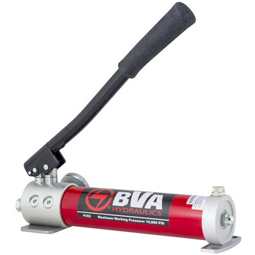 2-Speed Hand Pump 21.4 in³ Reservoir Haskins Industrial Inc.