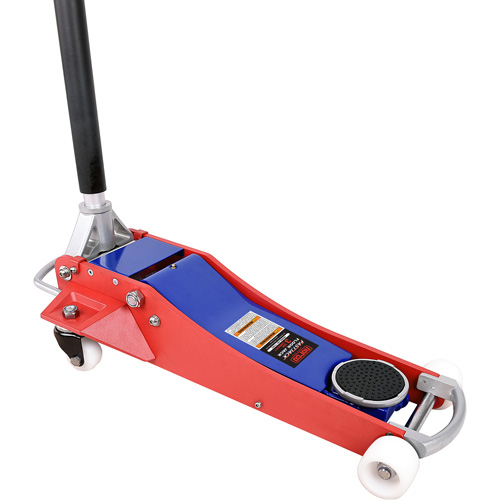 Floor Jack, 3 Ton(s) Capacity, 3" Lowered, 19-3/4" Raised, Manual Hydraulic Haskins Industrial Inc.