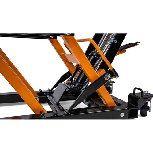 ATV and Motorcycle Jack, 0.75 Ton(s) Capacity, 4-2/3" Lowered, 14-1/2" Raised, Manual Hydraulic Haskins Industrial Inc.