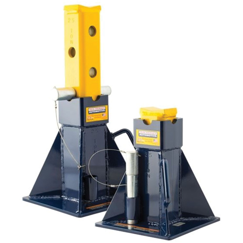 Vehicle Support Stands, Locking Pin, 25 tons Capacity Haskins Industrial Inc.