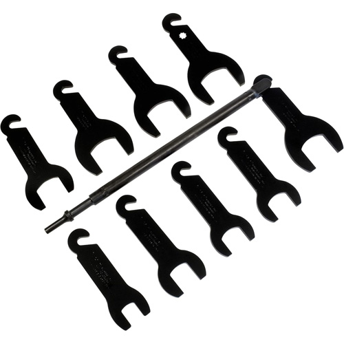 10-Piece Pneumatic Fan Clutch Wrench Set Haskins Industrial Inc.