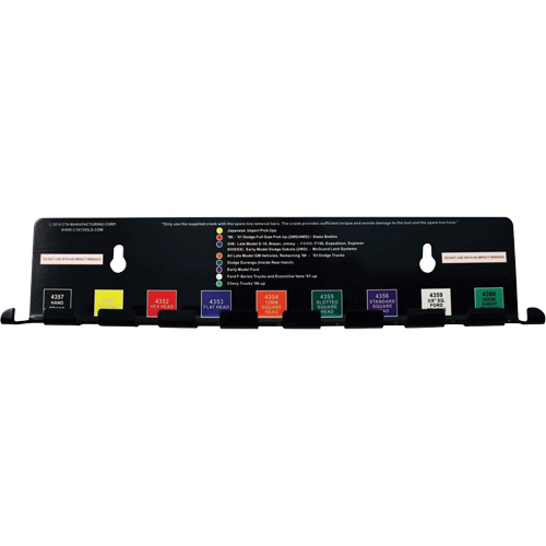 Ensemble d'outils pour roue de secours 10 mcx Haskins Industrial Inc.