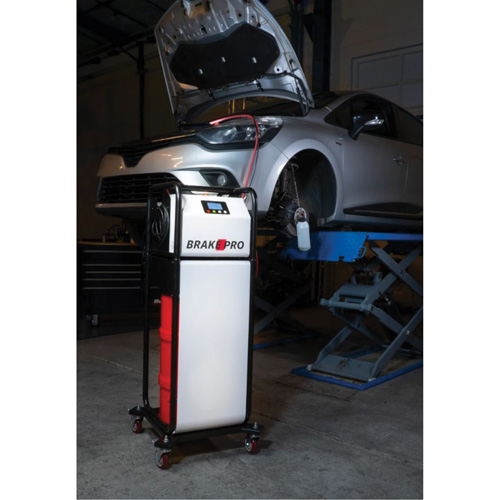 Tall Frame Brake-Pro Electric Pressure Brake Bleeder with Trolley Haskins Industrial Inc.