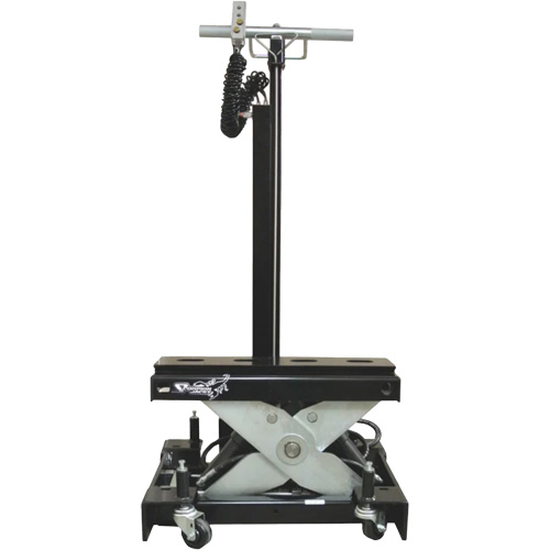 Floor Service Jack, 12 Ton(s) Capacity, 7-1/2" Lowered, 15-3/4" Raised, Air Hydraulic Haskins Industrial Inc.