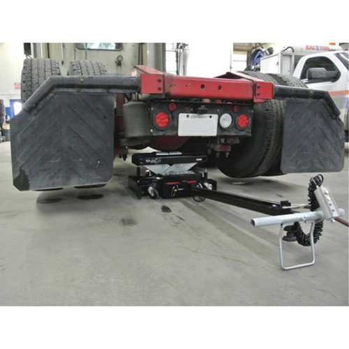 Floor Service Jack, 12 Ton(s) Capacity, 7-1/2" Lowered, 15-3/4" Raised, Air Hydraulic Haskins Industrial Inc.