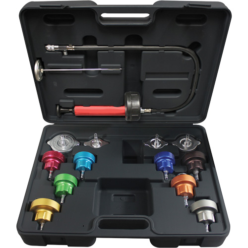 Trousse pour test de pression universel pour syst&egrave;me de refroidissement 14 mcx Haskins Industrial Inc.