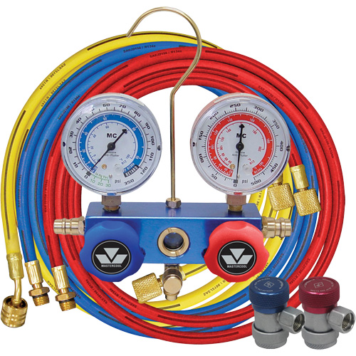 R134A 2-Way Aluminum Manifold Gauge Set Haskins Industrial Inc.