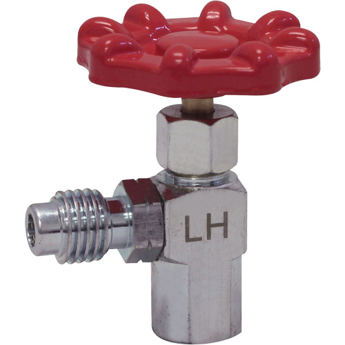 R1234YF 1/2” ACME-LH Thread Self-Sealing Design Can Tap Valve Haskins Industrial Inc.
