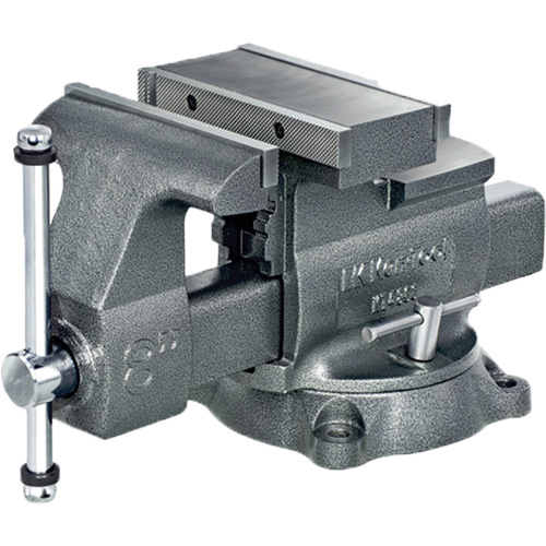 &eacute;tau r&eacute;versible pour m&eacute;canicien professionnel KT4800, Largeur des m&acirc;choires 8", Profondeur de la gorge 4-7/8", Base Pivotant Haskins Industrial Inc.