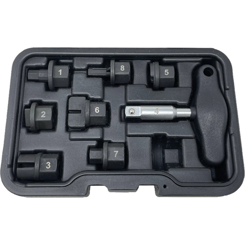 Trousse d'outils pour bouchons de vidange dhuile 8 morceaux Haskins Industrial Inc.