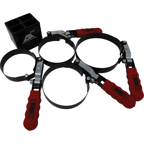 4 Pc. Oil Filter Wrench with Stand Haskins Industrial Inc.