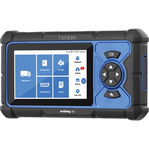 ArtiDiag HD 5" Heavy-Duty Scan Tool with Service Functions Haskins Industrial Inc.