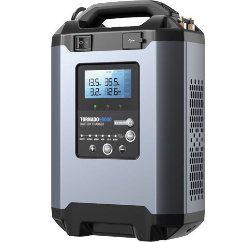 Alimentation stable 90 A et chargeur intelligent 12 V/24 V Tornado90000 Haskins Industrial Inc.