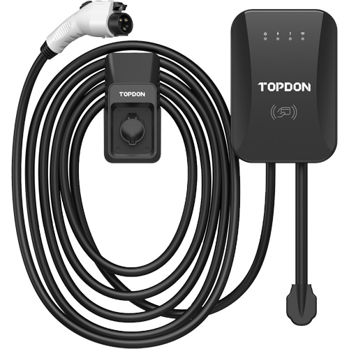 Chargeur r&eacute;sidentiel PulseQ AC pour VE avec mode identification par radiofr&eacute;quence (RFID), 40 A, Niveau 2 CA, Connecteur Type 1 (SAE J1772) Haskins Industrial Inc.