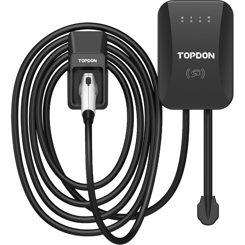 Chargeur r&eacute;sidentiel PulseQ AC pour VE avec mode identification par radiofr&eacute;quence (RFID), 40 A, Niveau 2 CA, Connecteur Type 1 (SAE J1772) Haskins Industrial Inc.