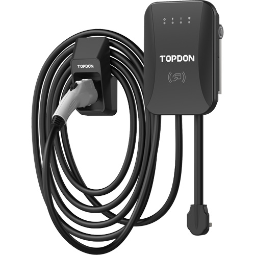 Chargeur r&eacute;sidentiel PulseQ AC pour VE avec mode identification par radiofr&eacute;quence (RFID), 40 A, Niveau 2 CA, Connecteur Type 1 (SAE J1772) Haskins Industrial Inc.