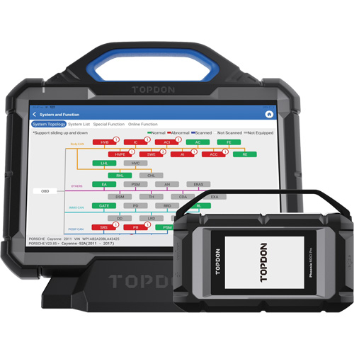 Outil de diagnostic de niveau OE Phoenix Max Basic de 13,3", station daccueil et programmation infonuagique Haskins Industrial Inc.
