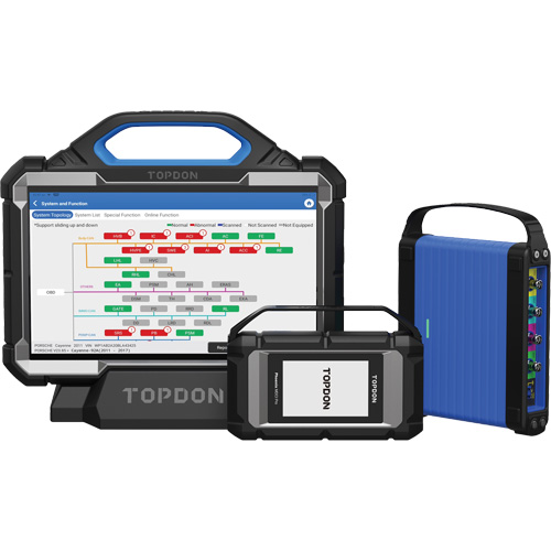 Outil de diagnostic Phoenix Max de niveau &eacute;quipement original de 13,3" avec station daccueil et oscilloscope &agrave; 4 voies Haskins Industrial Inc.