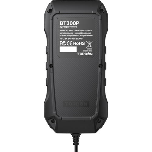 BT300P Battery, Charging & Cranking System Tester with Printer Haskins Industrial Inc.