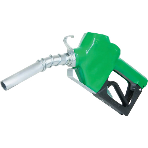 Green Automatic Diesel Spout Nozzle Haskins Industrial Inc.