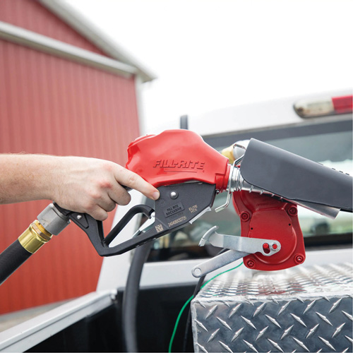 Pistolet de distribution automatique rouge pour essence Haskins Industrial Inc.