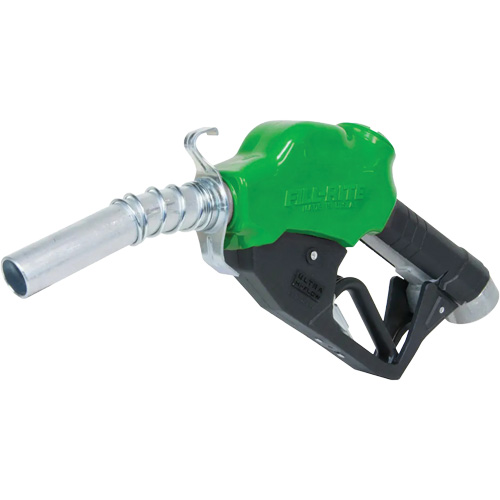 Green Ultra High-Flow Automatic Diesel Spout Nozzle Haskins Industrial Inc.
