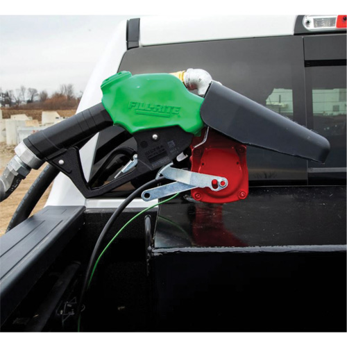 Green Ultra High-Flow Automatic Diesel Spout Nozzle Haskins Industrial Inc.