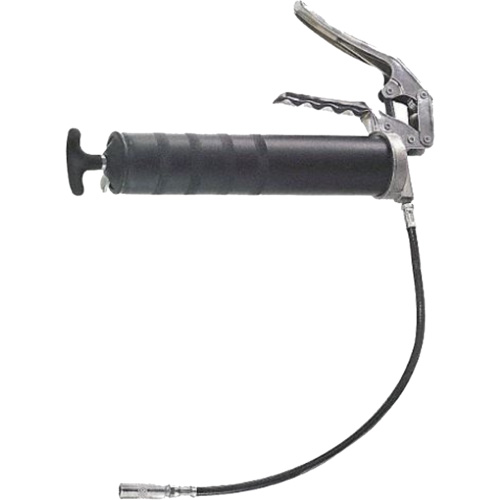 Pistolet &agrave; graisse robuste &agrave; poign&eacute;e pistolet avec rallonge de tuyau flexible, Capacit&eacute; 14 oz Haskins Industrial Inc.