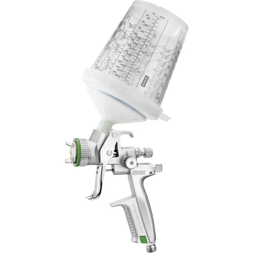 4400 B HVLP 1.2 SR 0.3 L RPS Premium Paint Spray Gun for Spot Repairs in Automotive Finishes, 1/4" NPT Air Inlet, 4.24 CFM, 0.3 L Capacity, 0.14 PSI Haskins Industrial Inc.