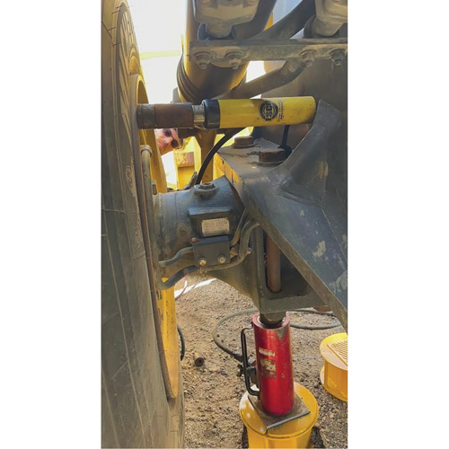 Single-Acting Cylinder Hydraulic Ram, 4.13" Stroke, 10 Ton(s) Capacity, 10000 PSI Haskins Industrial Inc.