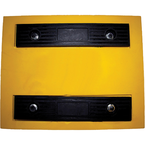 Wheel Chock, Polyurethane, Yellow, 15-1/4" W x 12-1/8" D x 10-3/4" H Haskins Industrial Inc.