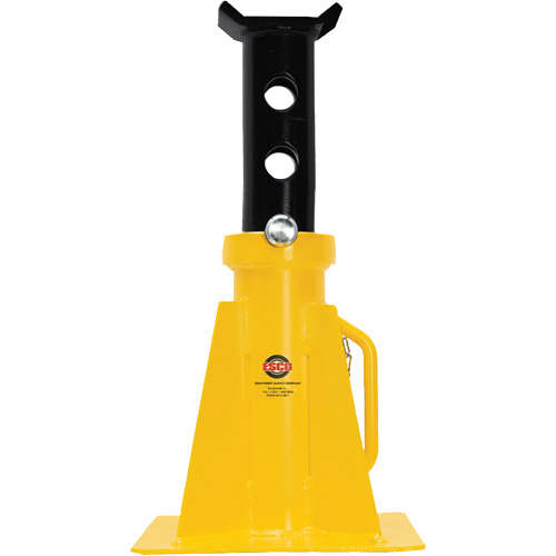 Support de v&eacute;rin &agrave; goupille, Tige verrouillable, Capacit&eacute; de 25 tonnes, 15-3/4" - 26-3/4" h Haskins Industrial Inc.