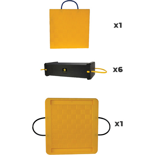 Ensemble de syst&egrave;me de sout&egrave;nement en composite CribLok 8 mcx Haskins Industrial Inc.