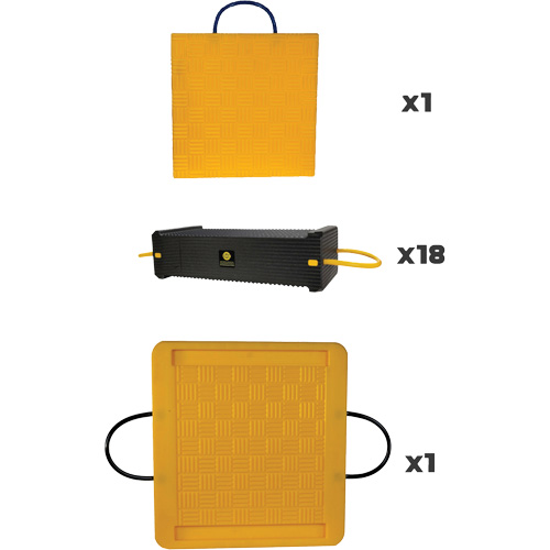 Ensemble de syst&egrave;me de sout&egrave;nement en composite CribLok 20 mcx Haskins Industrial Inc.