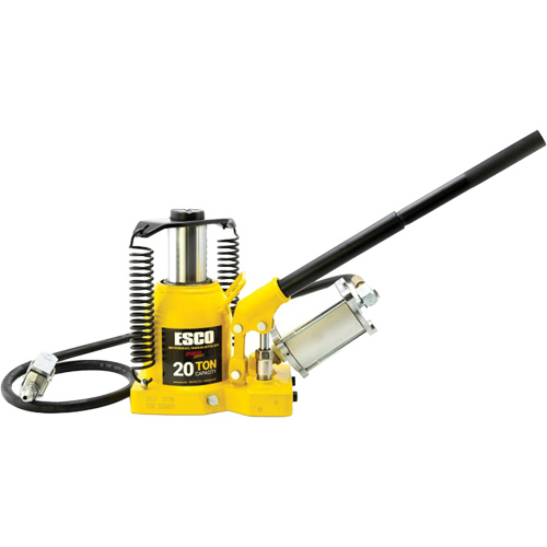 Cric bouteille de s&eacute;rie Pro "Shorty", 20 tonne(s), Air comprim&eacute;/hydraulique, 12-5/8" Hauteur &eacute;lev&eacute;e Haskins Industrial Inc.
