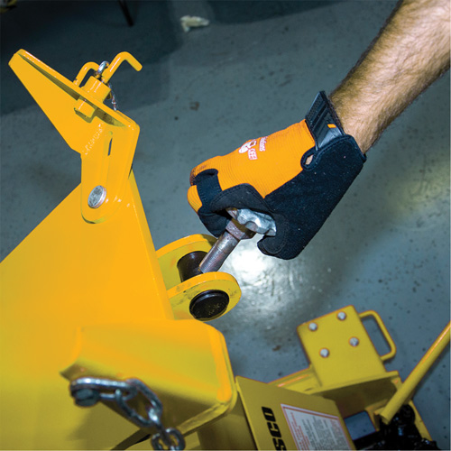 Cric de transmission Yellow Jackit, Cap. de levage 2,2 tonnes Haskins Industrial Inc.