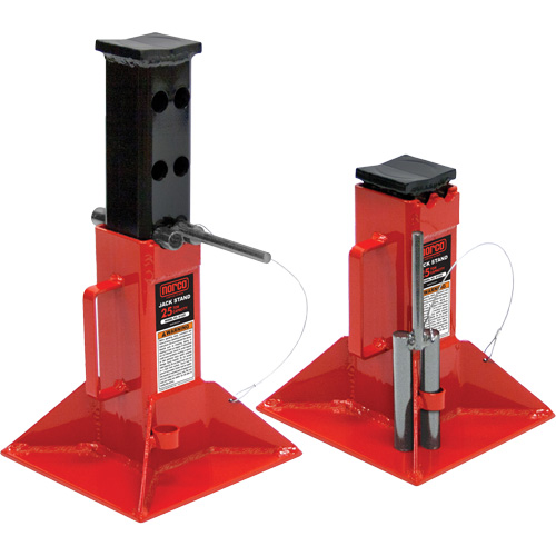 Chandelles, Tige verrouillable, Capacit&eacute; de 25 tonnes, 12" - 20" h Haskins Industrial Inc.